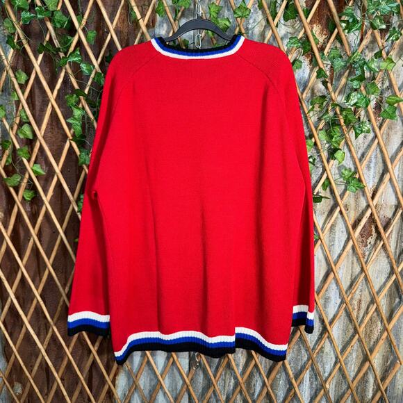 Vintage Y2K south Pole 2000s embroider hip hop knit sweater - Picture 2 of 4